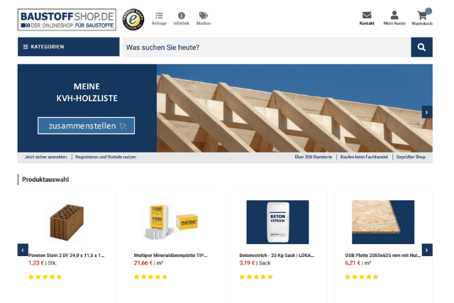 Baustoffshop