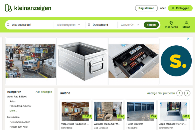 Röhrs Kleinanzeigen