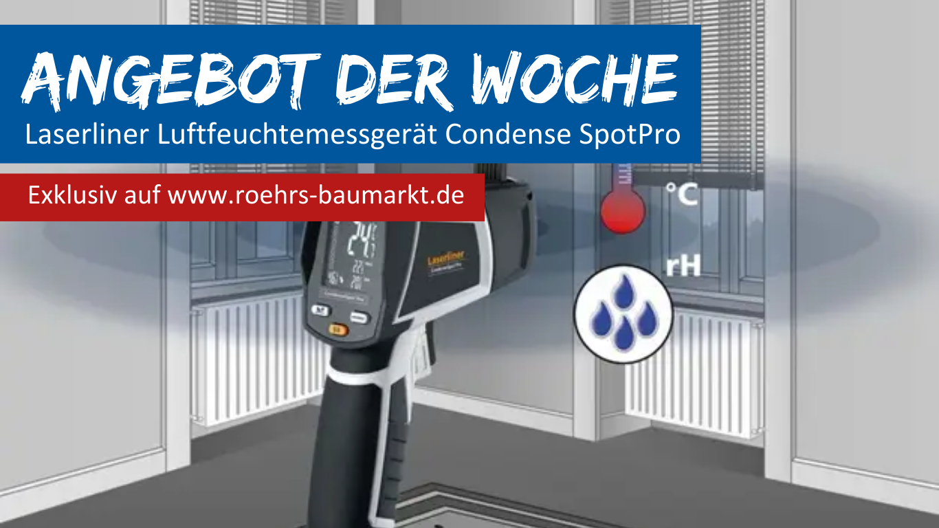 Angebot der Woche KW 25 - Laserliner Luftfeuchtemessgerät Condense SpotPro
